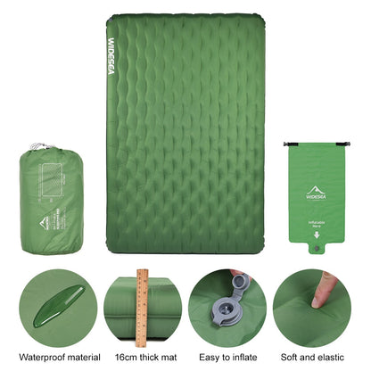 Camping Double Inflatable Mattress Outdoor Sleeping Pad Bed Ultralight