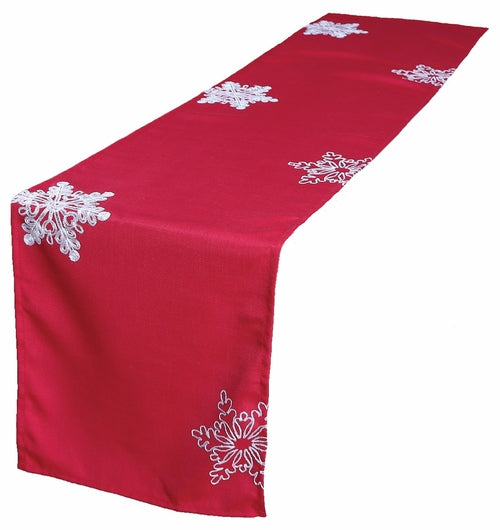 XD14103 Snowflake Table Runner